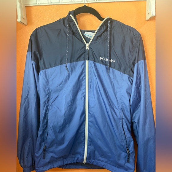 Columbia Navy and Light Blue Windbreaker - Picture 1 of 4